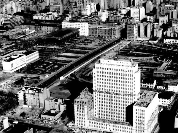 Aerial view of ESCOM Centre under construction