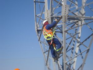 Image of Transmission power lines maintenance