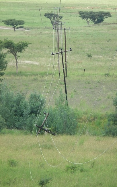 Stay away from low-hanging power lines