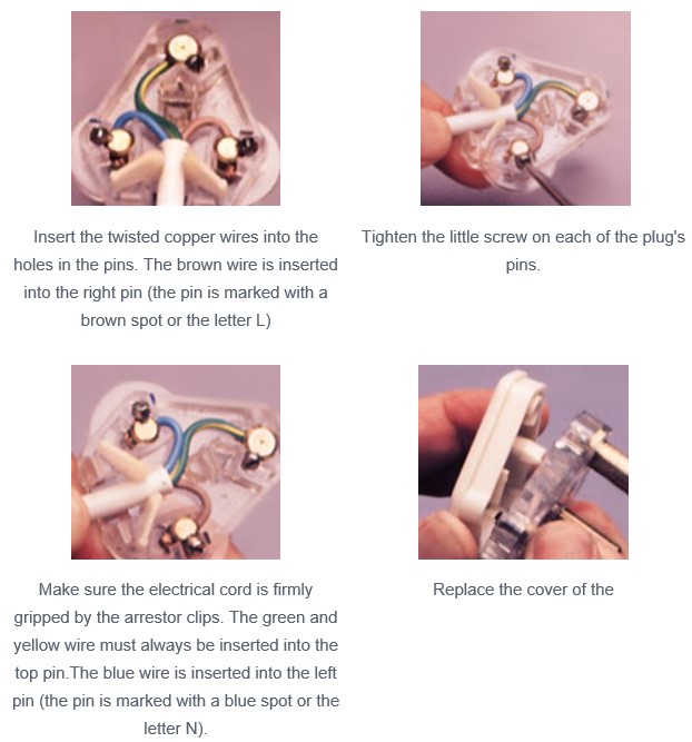 Images of wiring a plug 2